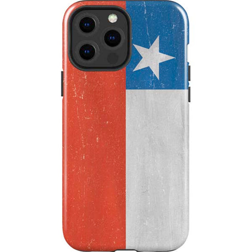 Chile Flag Distressed iPhone 13 Pro Max Impact Case